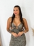 Vestido longo com decote na internet
