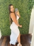 Conjunto Cropped e Saia longa com fenda Branco - comprar online
