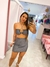 Imagem do Conjunto Cropped e Saia com Lurex