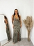 Vestido longo com decote - DCozer