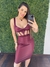 Vestido Midi com Recortes na Barriga