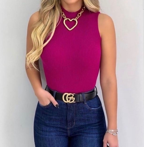 Blusa Tricot Garrafinha