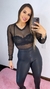 Body Tule Manga Longa