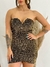 Vestido Sem Alça com Glitter - comprar online