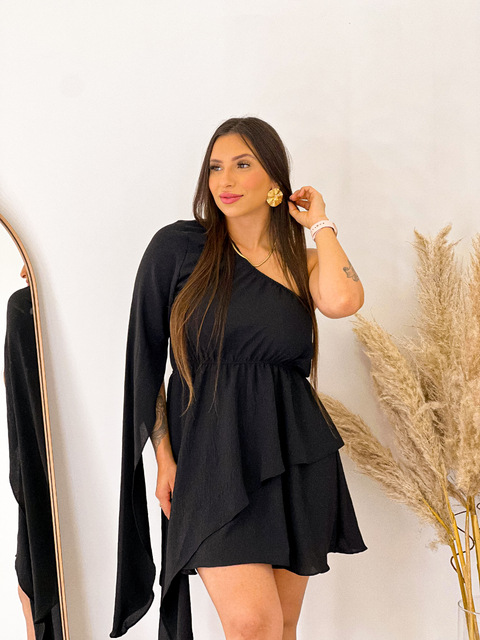 Vestido Curto Fluído