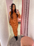 Vestido Manga Longa em Tricot Modal na internet