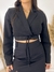 Blazer Cropped em Alfaiataria - DCozer