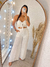 Conjunto Cropped e Calça Pantalona Branco