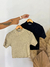 BLUSA BÁSICA EM MODAL COM MANGAS - comprar online