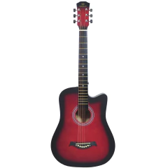 Guitarra Acustica Eagle 38 Con Corte Funda Acolchada Pua - tienda online
