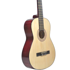 Guitarra Electro Criolla Clasica Eagle 39 Funda Afinador Pua
