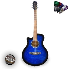 Guitarra acustica zurda