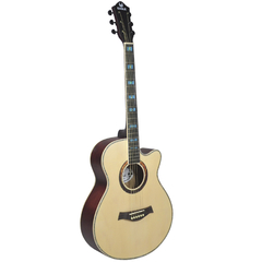 Guitarra Acustica Eagle 40 Con Corte Original Funda Garantia - Garage Music