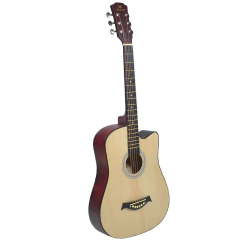 Guitarra Acustica Eagle 38 Con Corte Funda Acolchada Pua - comprar online