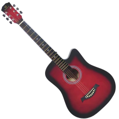 Guitarra Acustica Eagle 38 Con Corte Funda Acolchada Pua - Garage Music