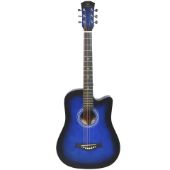 Guitarra Acustica Eagle 38 Con Corte Funda Acolchada Pua