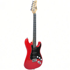 Guitarra Electrica Stratocaster Eagle Funda correa cable garantia Pua en internet