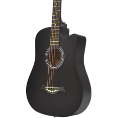 Guitarra Acustica Eagle 38 Con Corte Funda Acolchada Pua en internet