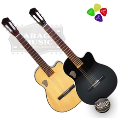 Guitarra Electro Criolla Media Caja Corte Boca Superior Cd - comprar online