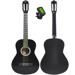 Guitarra Electro Criolla Clasica Eagle 39 Funda Afinador Pua - Garage Music