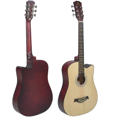 Guitarra Acustica Eagle 38 Con Corte Funda Acolchada Pua - tienda online