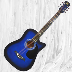 Guitarra Acustica Eagle 38 Con Corte Pickguard Funda Pua - comprar online