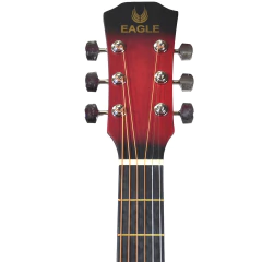 Guitarra Acustica Eagle 38 Con Corte Funda Acolchada Pua en internet