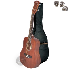 Guitarra Acústica Baby 34'' Parquer Caoba Ga340m Funda Cd