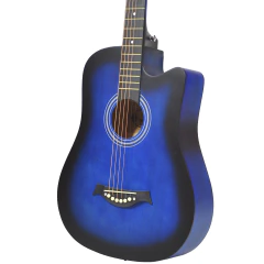 Guitarra Acustica Eagle 38 Con Corte Funda Acolchada Pua - tienda online