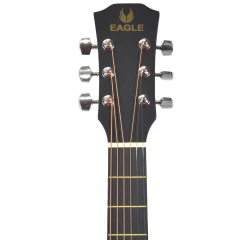 Guitarra Acustica Eagle 38 Con Corte Funda Acolchada Pua - comprar online