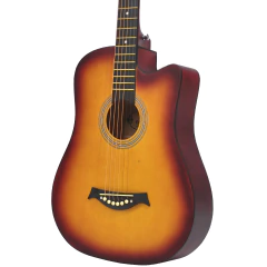 Guitarra Acustica Eagle 38 Con Corte Funda Acolchada Pua - comprar online