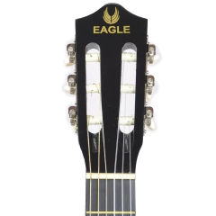 Imagen de Guitarra Electro Criolla Clasica Eagle 39 Funda Afinador Pua