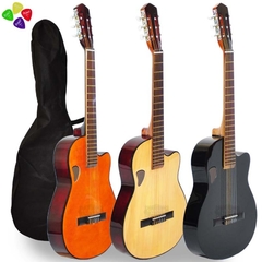 Guitarra Criolla Media 1/2 Caja Tapa Ciega Boca Cuerda Curso