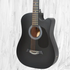 Guitarra Electro Acustica Eagle 38 Corte Pick Ampli 15w + soporte de piso - Garage Music
