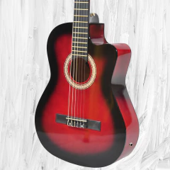 Guitarra Electro Criolla Clasica Corte Eagle 39 Ampli G5 Pua
