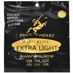 Encordado De Guitarra Acustica 010 Eagle Strings - comprar online