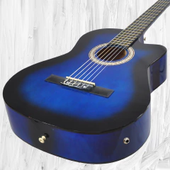 Guitarra Electro Criolla Clasica Corte Eagle 39 Ampli G5 Pua