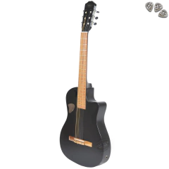 Guitarra Electro Criolla Clásica Media Caja Corte Diestra Cd - comprar online