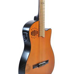 Guitarra Electro Criolla Clasica Tipo Godin Media Caja Ecu - Garage Music