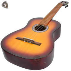 Guitarra Electro Criolla Clasica Estudio Mate Funda Curso - Garage Music