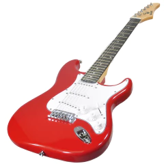 Guitarra Electrica Stratocaster Eagle Funda Ac Cable Correa en internet