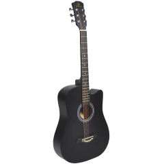 Guitarra Acustica Eagle 38 Con Corte Funda Acolchada Pua