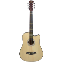 Guitarra Acustica Eagle 38 Con Corte Funda Acolchada Pua en internet