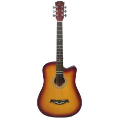 Imagen de Guitarra Acustica Eagle 38 Con Corte Funda Acolchada Pua