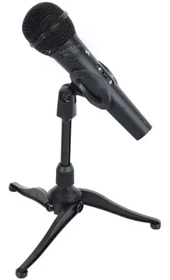 Micrófono Usb Dinamico Stagg Soporte De Mesa Original