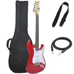 Guitarra Electrica Stratocaster Eagle Funda Ac Cable Correa - comprar online
