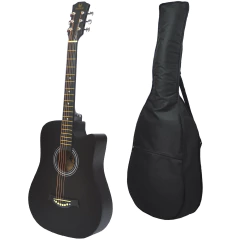 Guitarra Acustica Eagle 38 Con Corte Funda Acolchada Pua en internet