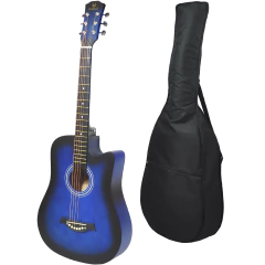 Guitarra Acustica Eagle 38 Con Corte Funda Acolchada Pua - tienda online