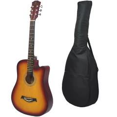 Guitarra Acustica Eagle 38 Con Corte Funda Acolchada Pua - Garage Music