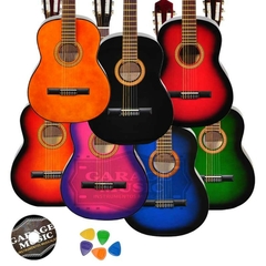 Guitarra Electro Criolla Funda Acolchada Amplificador 10w Cd en internet